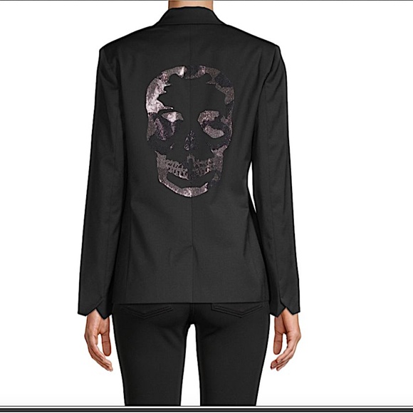 ZADIG & VOLTAIRE Vedy Embellished Skull Blazer - Picture 2 of 11